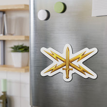 Load image into Gallery viewer, Die-Cut Magnet - Army Cyber Corps Branch Insignia - 3D - Enhanced
