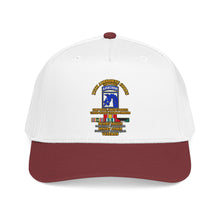 Load image into Gallery viewer, Mid Profile Baseball Cap - XVIII Airborne Corps Desert Storm Ribbons - 3D - Transparent
