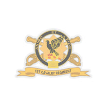 Load image into Gallery viewer, Kiss-Cut Stickers - Army - 1st Cavalry Regiment w Br - Ribbon X 300
