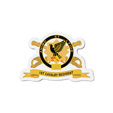 Load image into Gallery viewer, Die-Cut Magnet - Army - 1st Cavalry Regiment w Br - Ribbon X 300
