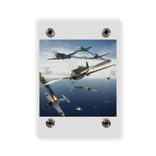 Load image into Gallery viewer, Acrylic Wall Art Panel - Curtis P-40 Kittyhawk w Machine Guns Blazing
