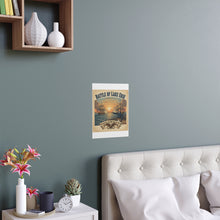 Load image into Gallery viewer, Indoor and Outdoor Silk Posters - During the War of 1812, Commandant Perry’s American freshwater fleet takes on the Royal Navy in the Battle of Lake Erie
