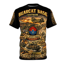 Load image into Gallery viewer, 9th Infantry Division "Old Reliables" All‑Over Print Tee — Bearcat Base Vietnam
