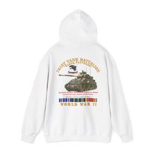 Load image into Gallery viewer, WWII 761st Tank Battalion Hoodie — ‘Black Panthers’ Memorial Sweatshirt - Back Print
