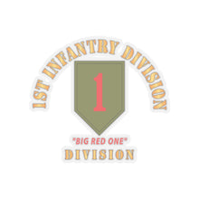 Load image into Gallery viewer, Kiss-Cut Stickers - SSI - 1st Infantry Division - Big Red One X 300
