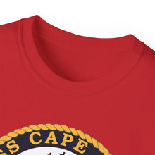 Load image into Gallery viewer, Unisex Ultra Cotton Tee - Navy - USS Cape Cod (AD 43) wo txt X 300
