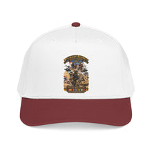 Load image into Gallery viewer, Mid Profile Baseball Cap - Army - Todays Buffalo Soldiers in Iraq - OIF - Cavalrymen at War  w IRAQ SVC - 3D - Enhanced
