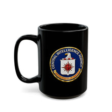 Load image into Gallery viewer, CIA Seal Black Ceramic Mug - 15oz
