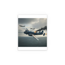 Load image into Gallery viewer, Indoor and Outdoor Silk Posters - April 8, 1950, Baltic Sea - Latvia Soviet fighters shot down a U.S. Navy PB4Y-2 - Liberator - Cold War
