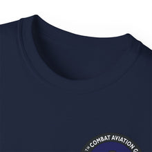 Load image into Gallery viewer, Unisex Ultra Cotton Tee - Vietnam Combat Aviation Vet w Air Crew Badges - 12th Combat Aviation Group - Black Jack No2 - Sgt Howard Meyers - 1968-1969 SVC X 300
