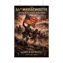 Load image into Gallery viewer, Rolled Posters - 54th Massachusetts - Fort Wagner
