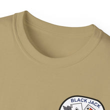 Load image into Gallery viewer, Unisex Ultra Cotton Tee - Vietnam Combat Aviation Vet w Air Crew Badges - HQ &amp; HQ Company 12th Aviation Group Combat Blackjack - Sgt Howard Meyers - 1968-1969 SVC X 300
