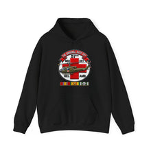 Load image into Gallery viewer, Hoodie – Army - 57th Medical Co - Original Dustoff - Vietnam w VN SVC - 3D - Enhanced

