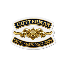 Load image into Gallery viewer, Die-Cut Magnet - USCG - Cutterman - Officer w txt - 3D - Enhanced
