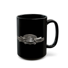 Load image into Gallery viewer, Black Mug  (15oz) - USCG - Expeditionary Warfare Specialist wo txt - 3D - Enhanced
