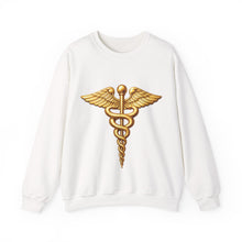 Load image into Gallery viewer, Crewneck Sweatshirt - Army Medical Corps Branch Insignia - 3D - Enhanced
