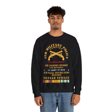 Load image into Gallery viewer, Crewneck Sweatshirt - Army - 4th Military Police Co, - Iron Guardians - 4th Infantry Div - Vietnam Veteran w VN Service X 300
