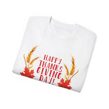 Load image into Gallery viewer, Unisex Ultra Cotton Tee - Happy Thanksgiving Day
