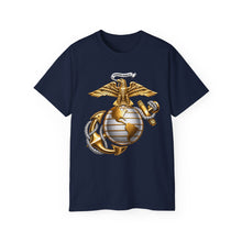 Load image into Gallery viewer, Unisex Ultra Cotton Tee - Emblem - USMC - Eagle Globe Anchor - 3d enhanced
