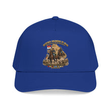 Load image into Gallery viewer, Mid Profile Baseball Cap - Army - Buffalo Soldiers in Iraq - OIF - Cavalrymen at War  w IRAQ SVC - 3D - Enhanced
