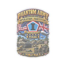 Load image into Gallery viewer, Kiss-Cut Stickers - Army - Phantom Army - Operation Fortitude - WWII - 1st FUSAG - 3D - Enhanced
