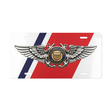 Load image into Gallery viewer, License Plate - USCG - Aviator Badge - Auxiliary wo txt - 3D - Enhanced
