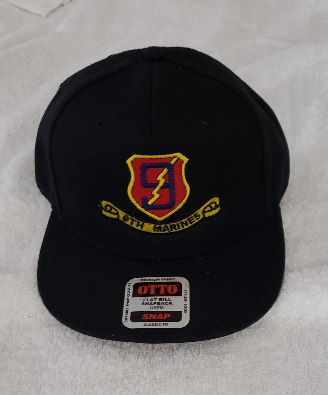 Snapback Hat - Embroidery - USMC - 9th Marine Regiment wo Txt