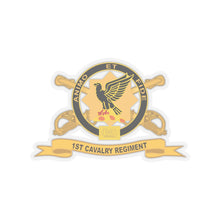 Load image into Gallery viewer, Kiss-Cut Stickers - Army - 1st Cavalry Regiment w Br - Ribbon X 300
