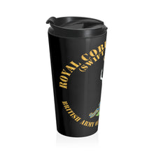 Load image into Gallery viewer, Stainless Steel Travel Mug - UK - Royal Corps of Signals - Swift and Sure - Army of UK X 300
