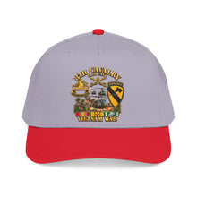 Load image into Gallery viewer, Mid Profile Baseball Cap - Army - 8th Cavalry (Air Cav) - 1st Cav Division w VN SVC - 3D - Enhanced
