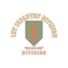 Load image into Gallery viewer, Kiss-Cut Stickers - SSI - 1st Infantry Division - Big Red One X 300
