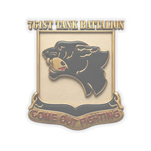 Load image into Gallery viewer, Kiss-Cut Stickers - DUI - 761st Tank Battalion - DUI - 3D - enhanced
