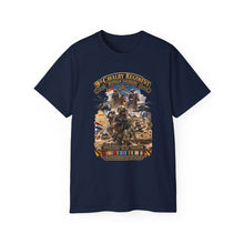 Load image into Gallery viewer, Unisex Ultra Cotton Tee - Army - Todays Buffalo Soldiers in Iraq - OIF - Cavalrymen at War w IRAQ SVC - 3D - Enhanced
