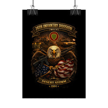 Load image into Gallery viewer, Rolled Posters - 24th Infantry Division - Desert Storm
