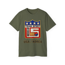 Load image into Gallery viewer, Ultra Cotton Tee - USA-Korea Team Spirit 88
