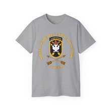 Load image into Gallery viewer, Unisex Ultra Cotton Tee - JFK Special Warfare Center - School SSI w Branch - Veteran wo Backgrnd
