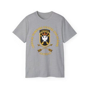 Unisex Ultra Cotton Tee - JFK Special Warfare Center - School SSI w Branch - Veteran wo Backgrnd