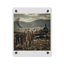 Load image into Gallery viewer, Acrylic Wall Art Panel - U.S. Air Force officer - Captured, KIA, Communist Guerrillas - AT-6 Shotdown - Cold War
