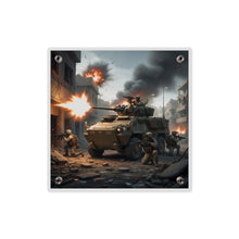 Load image into Gallery viewer, Acrylic Wall Art Panel - Marine LAV in support of the 2nd Battle of Fallujah
