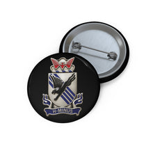Load image into Gallery viewer, Custom Pin Buttons - Army - 505th Parachute Infantry Regiment (PIR) - DUI - 3D - Enhanced
