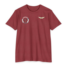 Load image into Gallery viewer, Unisex CVC Jersey T-shirt - Dustoff Association w  Aviator Badge
