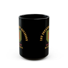 Load image into Gallery viewer, Black Mug  (15oz) - SSI - 1st Infantry Division - Big Red One X 300
