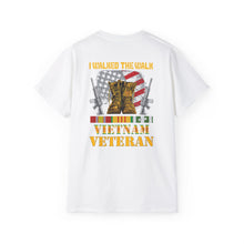 Load image into Gallery viewer, Unisex Ultra Cotton Tee - I Walked The Walk - Vietnam Veteran
