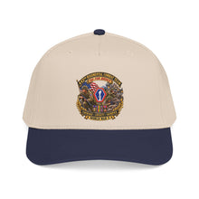 Load image into Gallery viewer, Mid Profile Baseball Cap - Army - 442nd Infantry Regimental Combat Team - 3D - Enhanced with EUR WWII SVC
