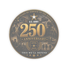 Load image into Gallery viewer, Kiss-Cut Stickers - US Army - 250th Anniversary
