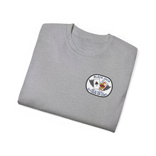 Load image into Gallery viewer, Unisex Ultra Cotton Tee - Vietnam Combat Aviation Vet w Air Crew Badges - HQ &amp; HQ Company 12th Aviation Group Combat Blackjack - Sgt Howard Meyers - 1968-1969 SVC X 300
