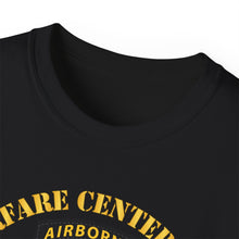 Load image into Gallery viewer, Unisex Ultra Cotton Tee - JFK Special Warfare Center - School SSI w Branch - Veteran wo Backgrnd
