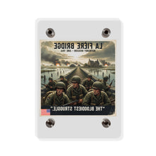 Load image into Gallery viewer, Acrylic Wall Art Panel - 82nd Airborne at the La Fière Bridge
