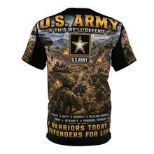 Load image into Gallery viewer, U.S. ARMY  "This We'll Defend"  - Tribute Tee — Warriors Today • Defenders For Life
