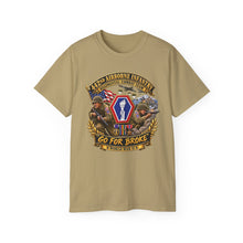 Load image into Gallery viewer, Unisex Ultra Cotton Tee - Army - 442nd Airborne Infantry Regimental Combat Team - 3D - Enhanced with EUR WWII SVC

